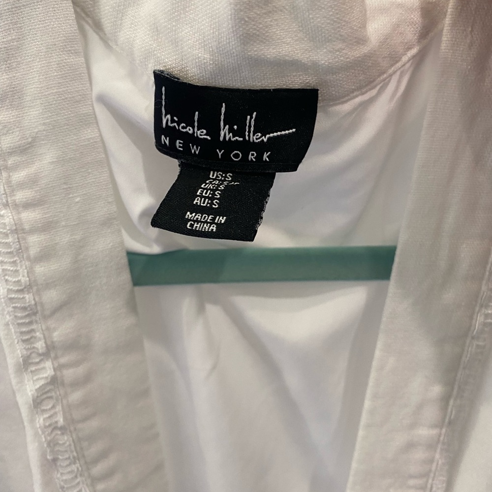 Nicole Miller White dress